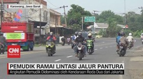 VIDEO: Pemudik Ramai Lintasi Jalur Pantura