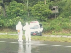 Pecah Ban, Ambulans Bawa Pasien Positif Corona di Aceh Alami Kecelakaan
