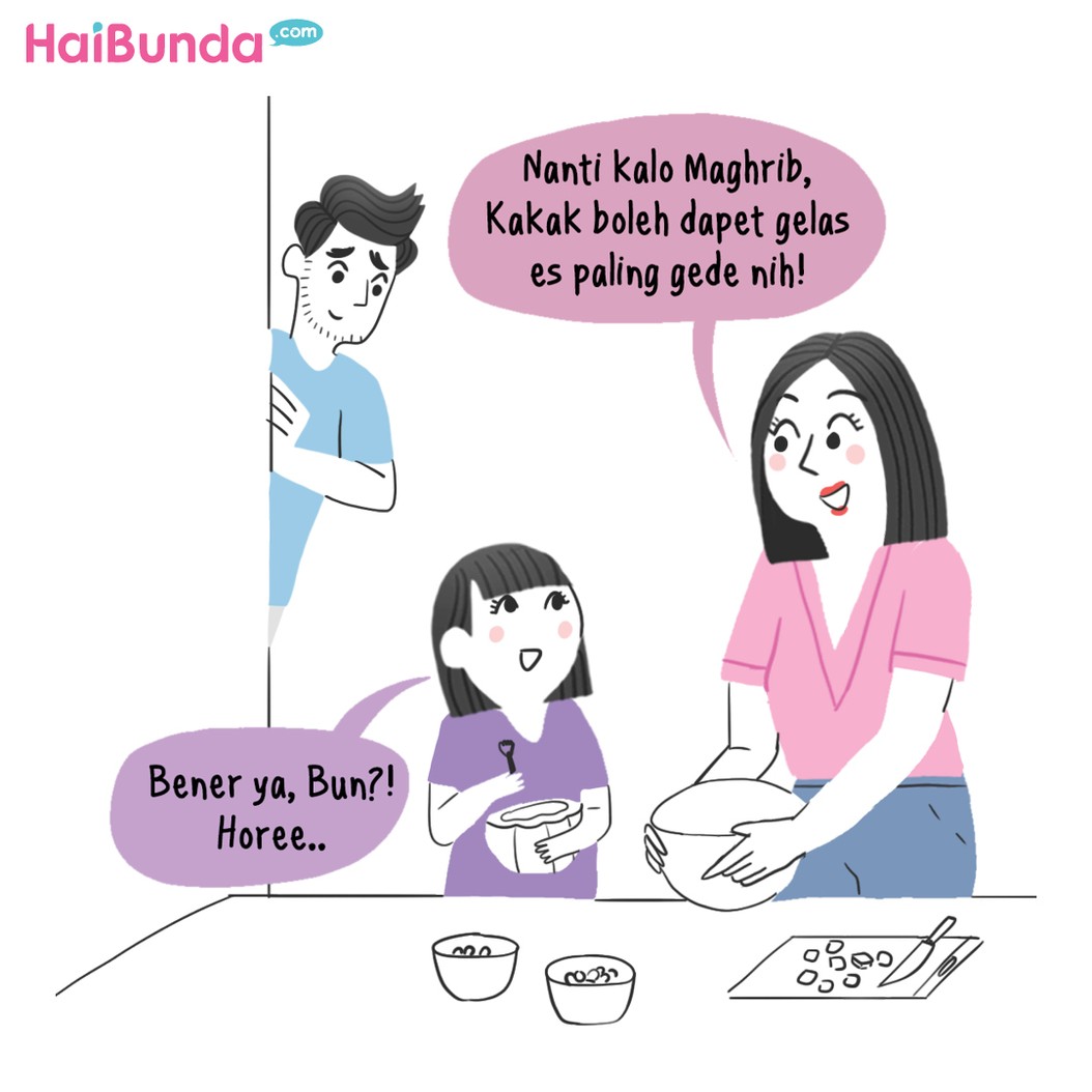 Kakak kuat puasa
