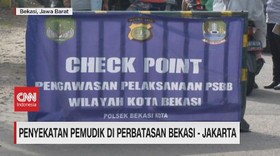VIDEO: Penyekatan Pemudik di Perbatasan Bekasi - Jakarta