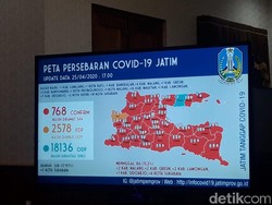 Update Kasus Corona di Jatim 25 April: 768 Positif, 138 Sembuh, 86 Meninggal