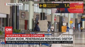 VIDEO: Cegah Mudik, Penerbangan Penumpang Disetop