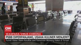 VIDEO: PSBB Diperpanjang, Usaha Kuliner Menjerit
