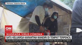 VIDEO: 1 Keluarga Karantina Mandiri di Tengah Sawah