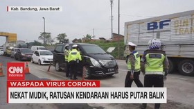VIDEO: Nekat Mudik, Ratusan Kendaraan Harus Putar Balik