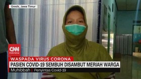 VIDEO: Pasien Covid-19 Sembuh Disambut Meriah Warga
