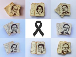 Keren! Kenang Petugas Medis Gugur Lewat Lukisan Cokelat Meses
