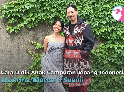 Cara Didik Anak Campuran Jepang-Indonesia ala Arina 'Mocca' & Suami