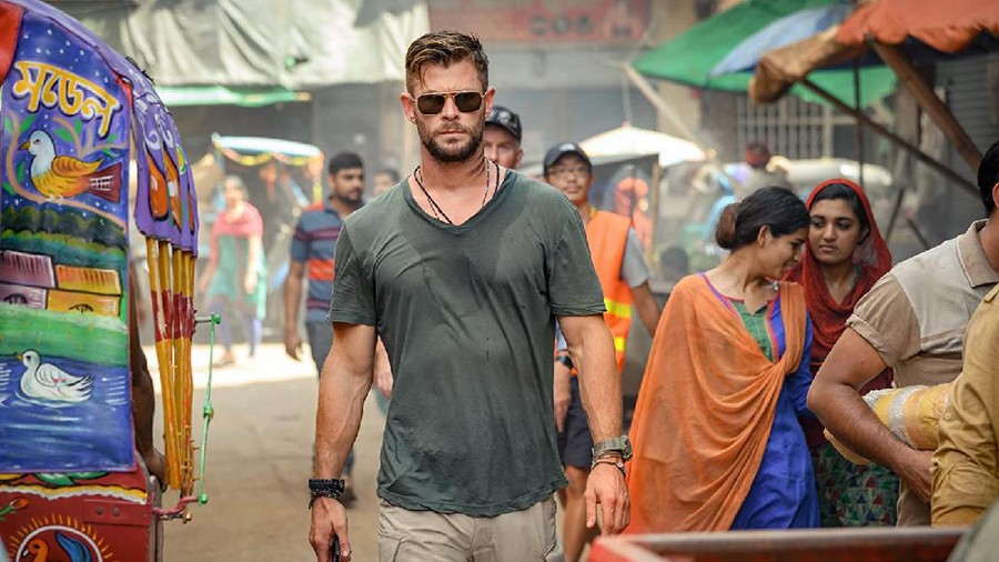Chris Hemsworth dalam 'Extraction' Chris Hemsworth dalam 'Extraction'