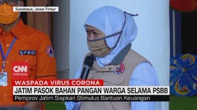 VIDEO: Jatim Pasok Bahan Pangan Warga Selama PSBB