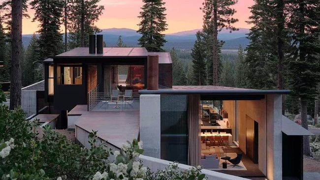  Rumah  Minimalis  The Truckee Hunian Modern di Pegunungan  California