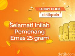 Selamat! Ini Dia Pemenang Hadiah Emas 25 Gram Lucky Click detikPoin