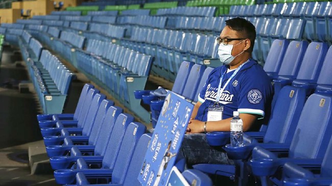 FOTO: Liga Baseball Taiwan Bergulir di Masa Pandemi Corona