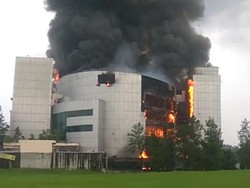 Kondisi Kapolsek yang Terluka Saat Padamkan Api di Gereja Christ Cathedral
