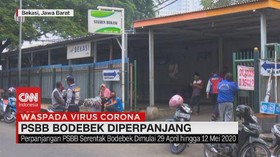 VIDEO: PSBB Bodebek Diperpanjang Hingga 12 Mei