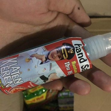 Heboh Hand Sanitizer Berstiker Bupati Klaten, Ini Klarifikasinya