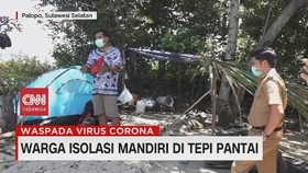VIDEO: Warga Isolasi Mandiri di Empang