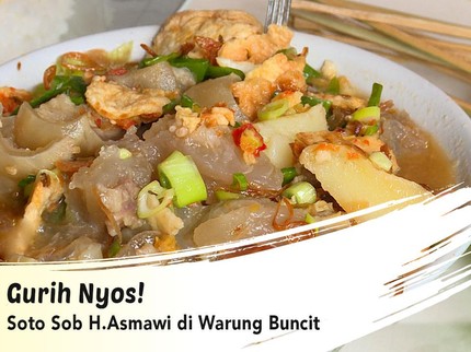 Gurih Nyos! Soto Sob H.Asmawi di Warung Buncit