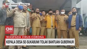 VIDEO: Kepala Desa Se-Sukabumi Tolak Bantuan Gubernur