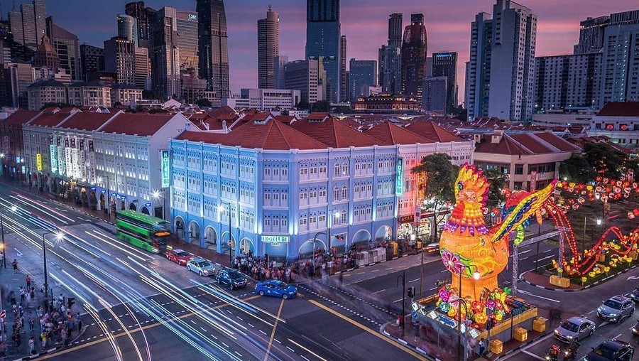 singapura Pemandangan jalanan di Singapura