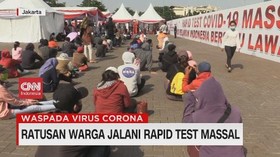 VIDEO: Ratusan Warga Jalani Rapid Tes Massal