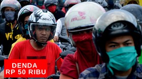 VIDEO: Tak Gunakan Masker, Didenda Rp 50 Ribu