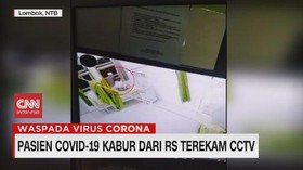 VIDEO: Pasien Covid-19 Kabur dari RS Terekam CCTV