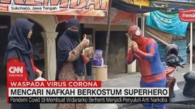 VIDEO: Mencari Nafkah Berkostum Superhero