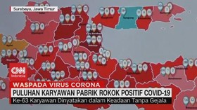 VIDEO: Puluhan Karyawan Pabrik Rokok Positif Covid-19