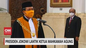 VIDEO: Presiden Jokowi Lantik Ketua Mahkamah Agung