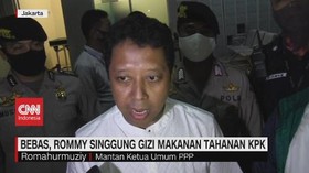 VIDEO: Romahurmuzy Bebas, Singgung Gizi Makanan Tahanan KPK
