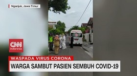 VIDEO: Warga Sambut Pasien Sembuh Covid-19