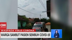 VIDEO: Warga Sambut Pasien Sembuh Covid-19