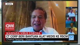 VIDEO: CT Corp Beri Bantuan Alat Medis ke RSCM 