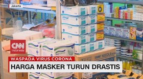 VIDEO: Harga Masker Turun Drastis