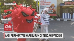 VIDEO: Aksi Peringatan Hari Buruh di Tengah Pandemi