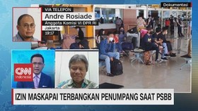 VIDEO: Izin Maskapai Terbangkan Penumpang Saat PSBB