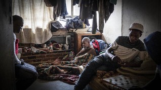 FOTO: Derita Pengemis Migran ketika Afrika Selatan Lockdown