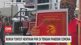 VIDEO: Buruh Tuntut Hentikan PHK di Tengah Pandemi Corona