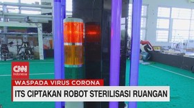 VIDEO: ITS Ciptakan Robot Strelisasi Ruangan