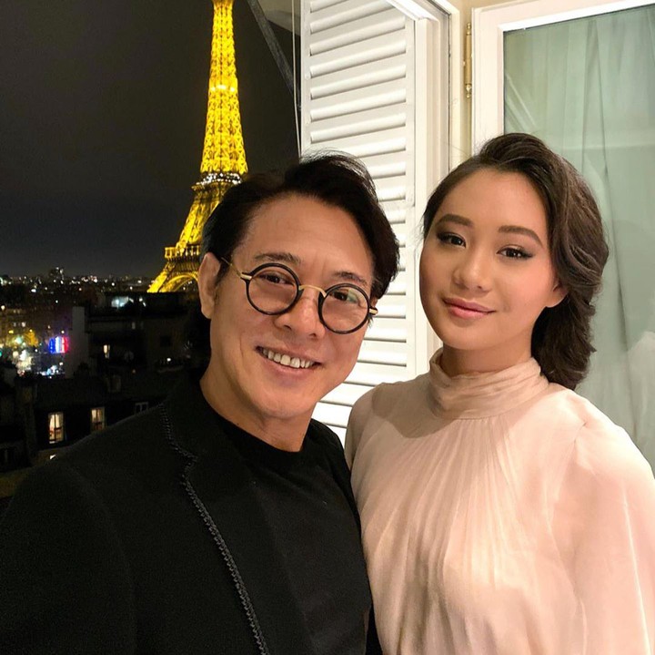 <p>Momen saat Jet Li bersama putri cantiknya, Jada Li. (Foto: Instagram)</p>