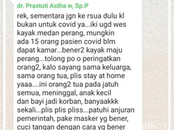 Beredar Pesan dari Satgas Corona RS Unair 15 Positif COVID-19 Belum Dapat Kamar