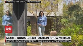 VIDEO: Model Dunia Gelar Fashion Show Virtual