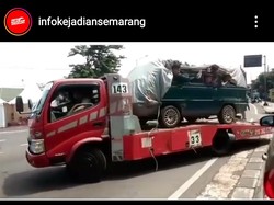 Truk Angkut Mobil Isi 8 Orang Diminta Putar Balik Saat Mau Masuk Semarang
