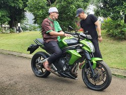 Ketika Moge Kawasaki Peninggalan Uje Diservis di Bengkel Yamaha