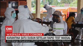 VIDEO: 443 Warga Positif Covid-19, 1 Dusun di Bali Diisolasi