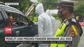 VIDEO: Peneliti UGM Prediksi Pandemi Berakhir Juli 2020