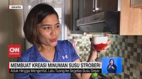 VIDEO: Membuat Kreasi Minuman Susu Stroberi