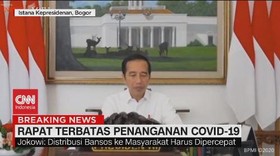 VIDEO: Jokowi Ingin Distribusi Bansos Dipercepat