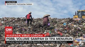 VIDEO: PSBB, Volume Sampah di TPA Menurun